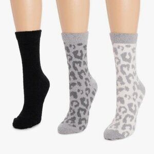 MUK LUKS 3 Pack Cozy Compression Socks NWOT